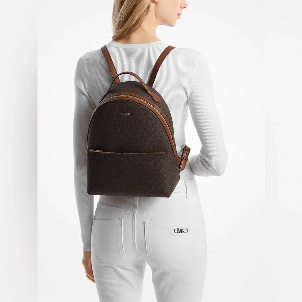Michael Kors Sheila Medium Logo Backpack